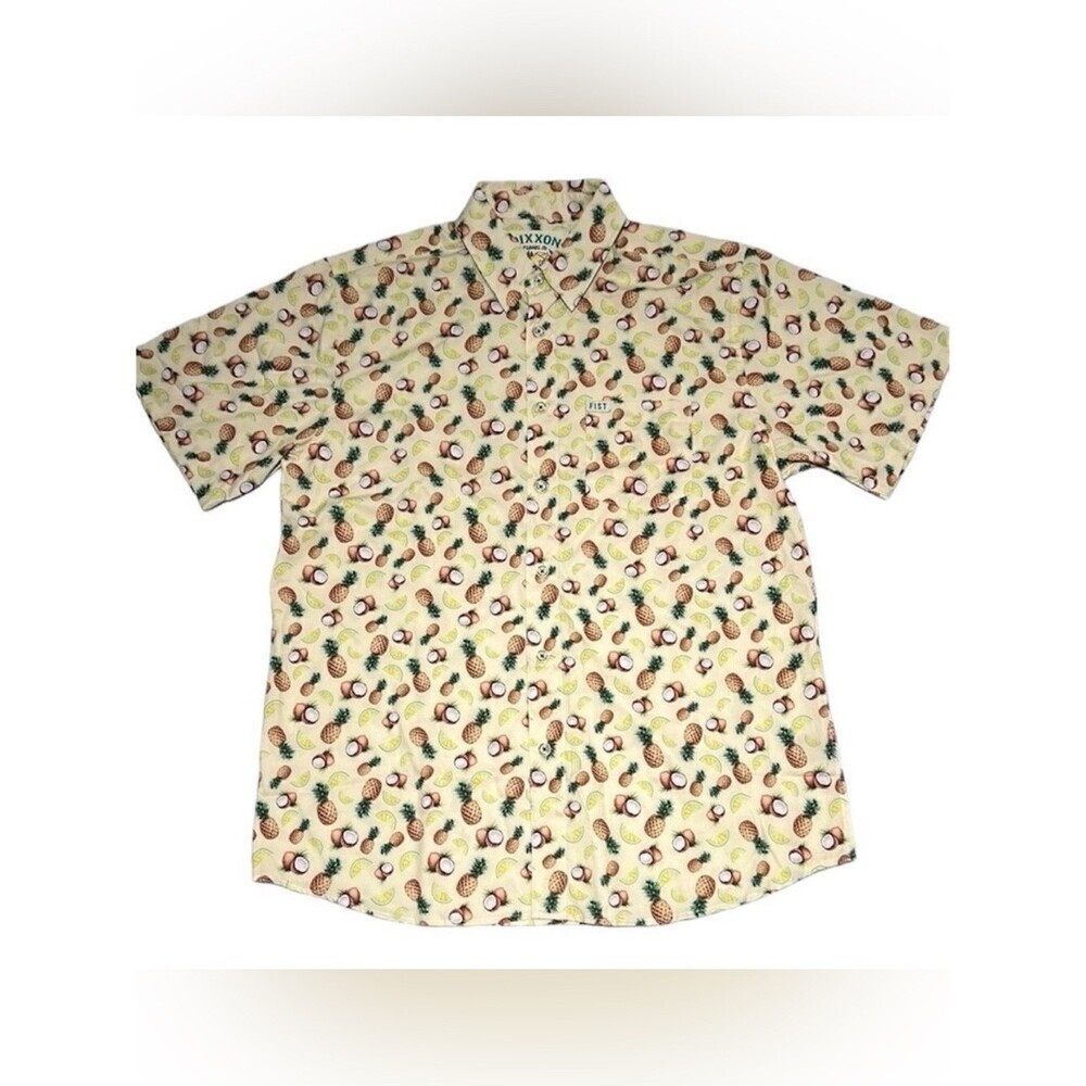 Dixxon Flannel Company Pina Colada FIST short sleeve party shirt